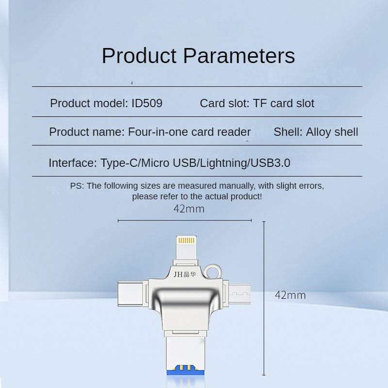 ID509 4-in-1 TF Card Reader