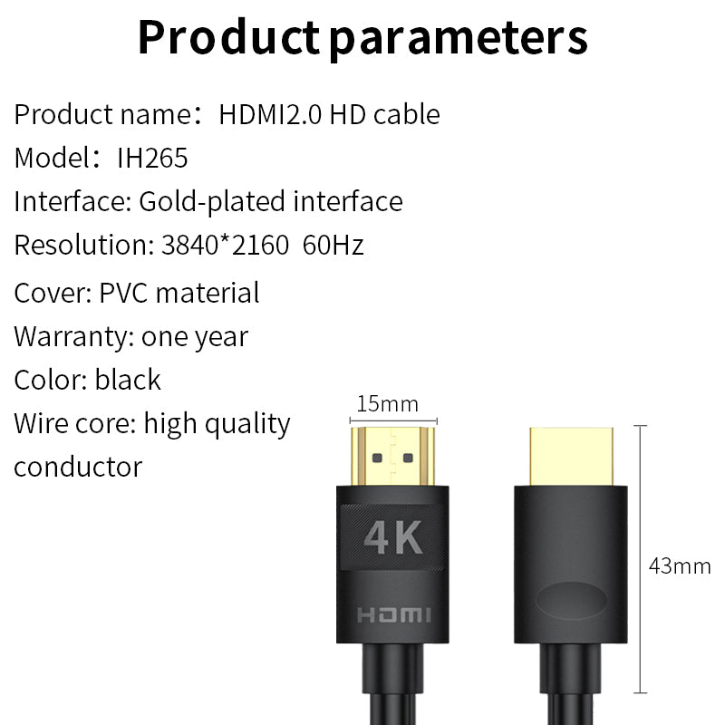 IH265 V2.0 HDTV cable 4K