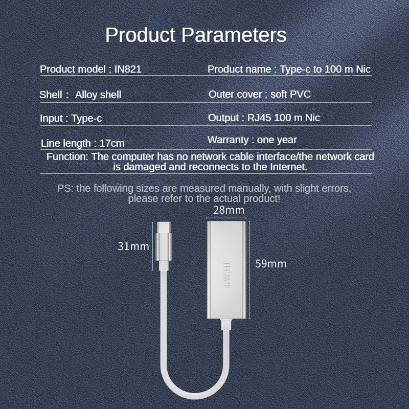 IN821 Wired Network Card