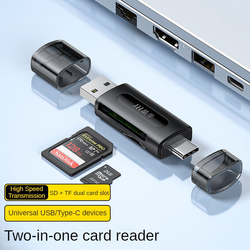 ID508 USB+Type-C 2-in-1 Card Reader