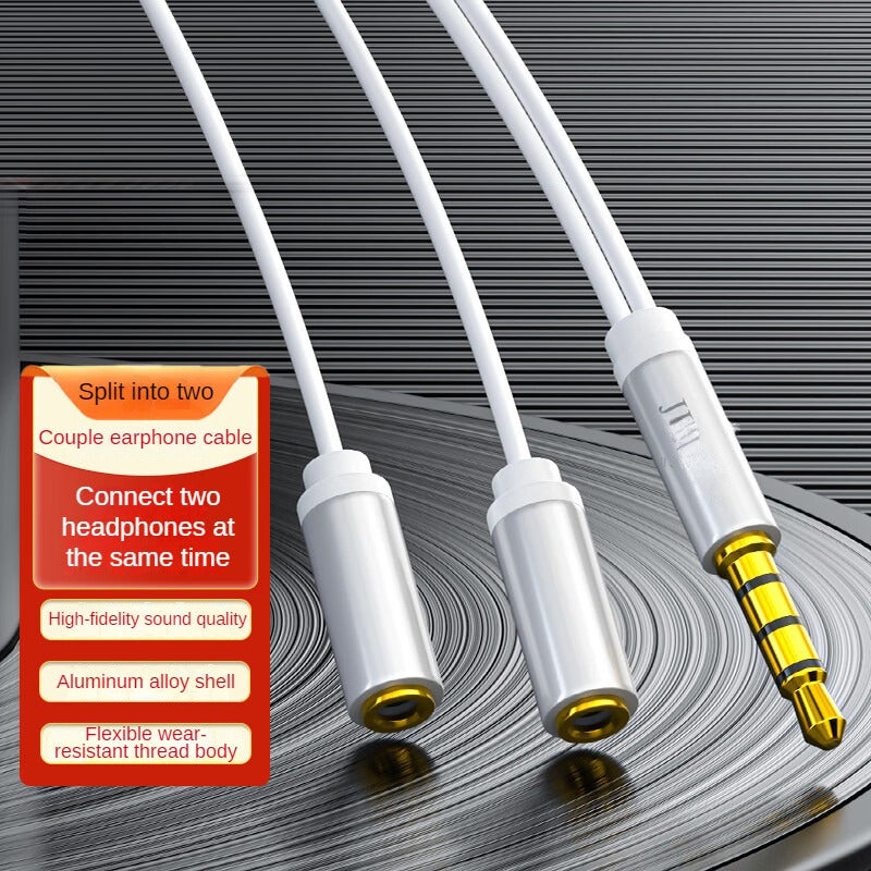 IA325 AUX one male and two female silver 0.2m