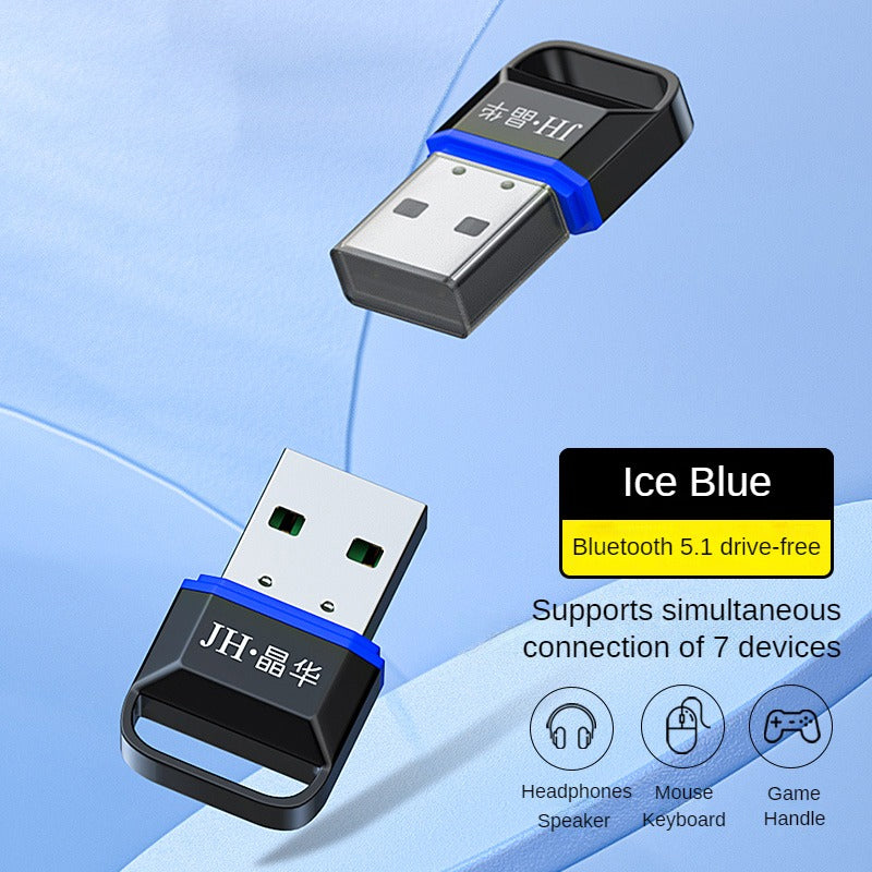 ID905 New 5.1 Ice Blue USB Bluetooth adapter