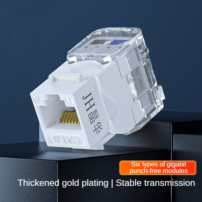IP812 Category 6 unshielded 180 · punch free module