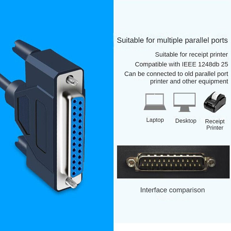 IZ164 USB to DB 25 parallel port cable