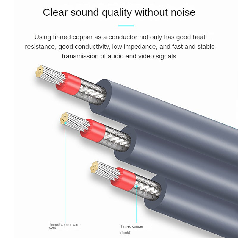 IA210 Gray 3-to-3 Audio Cable