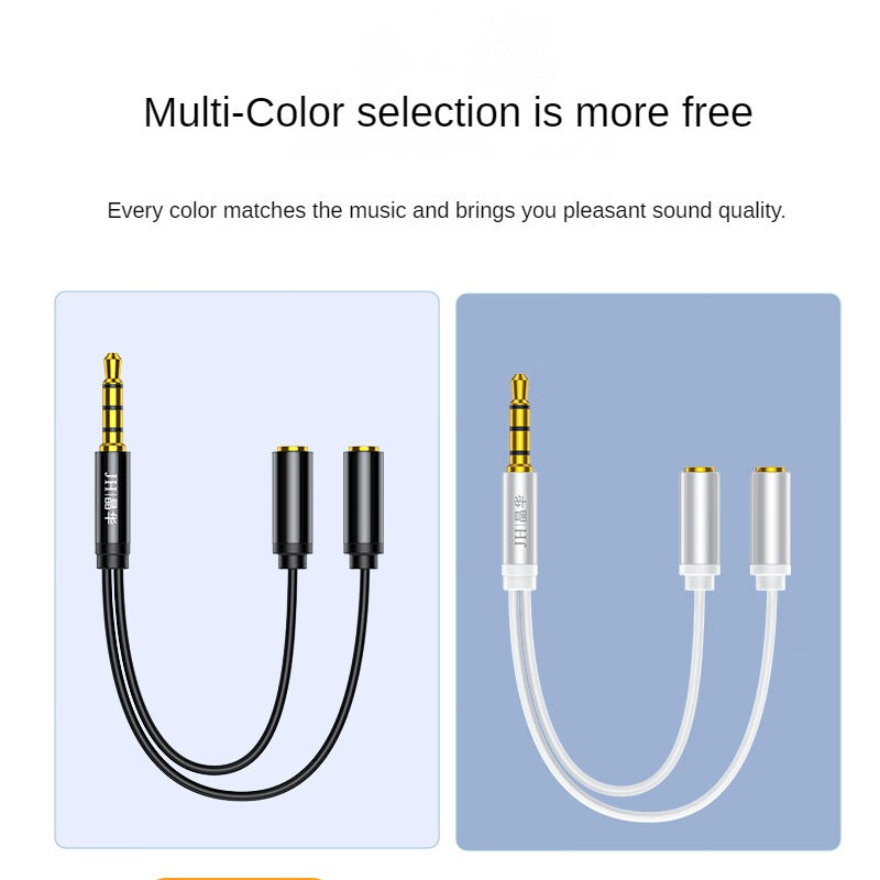 IA325 AUX one male and two female silver 0.2m