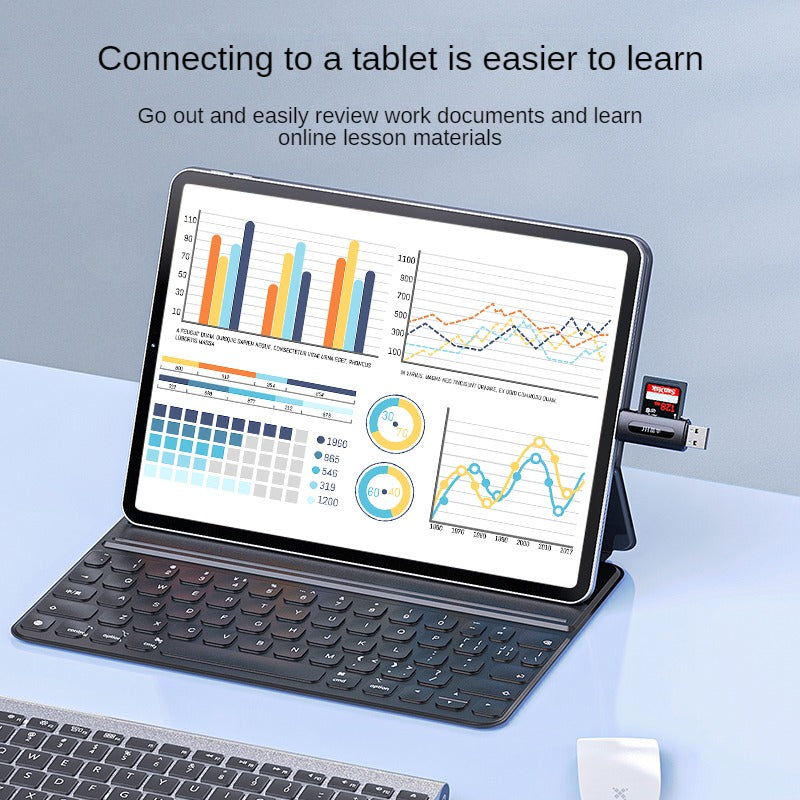 ID508 USB+Type-C 2-in-1 Card Reader