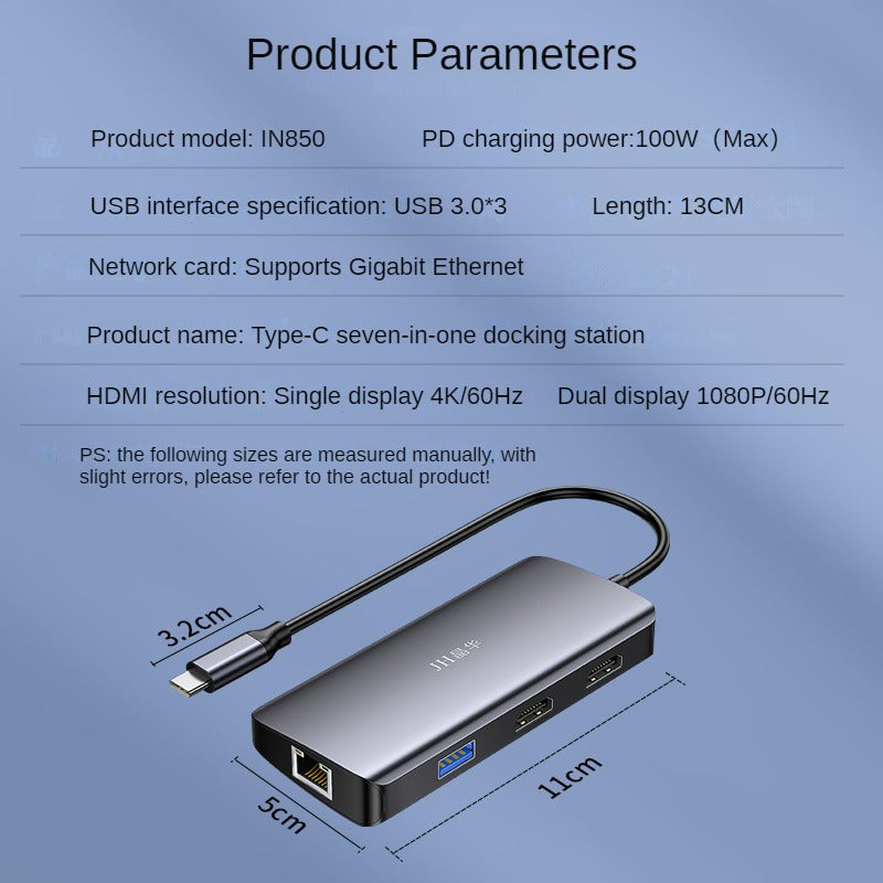 IN850 7-in-1 Docking Station