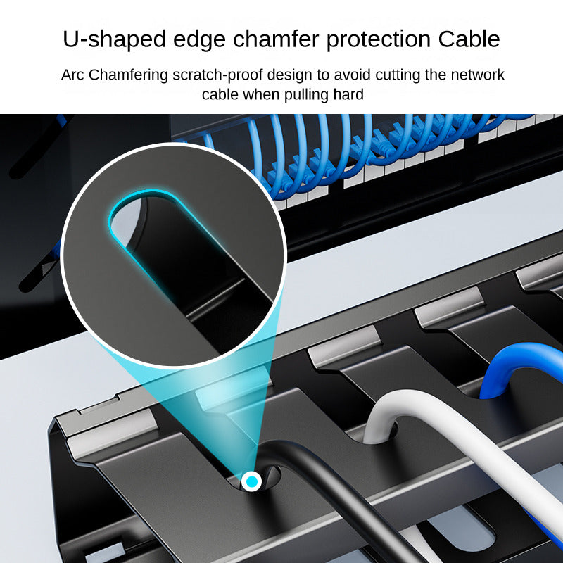 IP940 Cable rack, grade 12, 24 ports