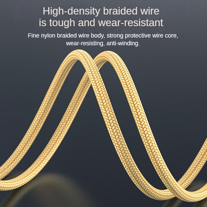 IU355D - Alloy One-to-Three Data Cable (Gold)