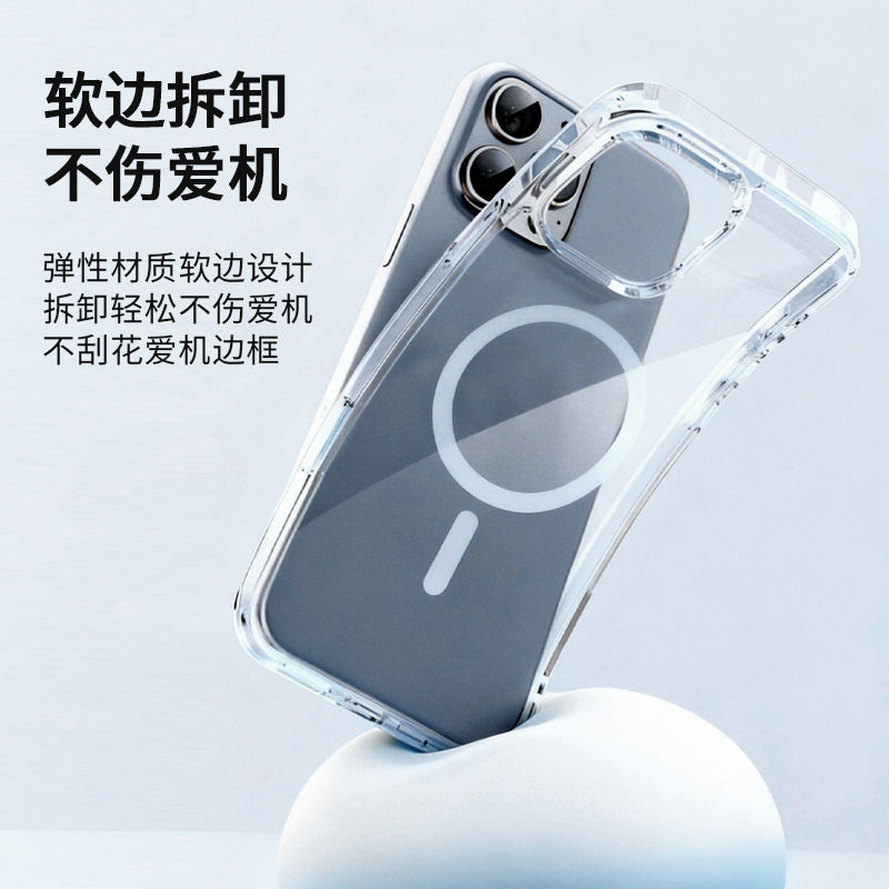 SJK-01-(95-107) Magnetic Transparent Phone Case