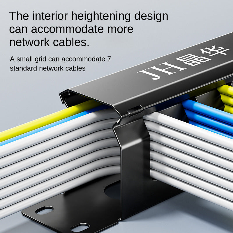 IP940 Cable rack, grade 12, 24 ports