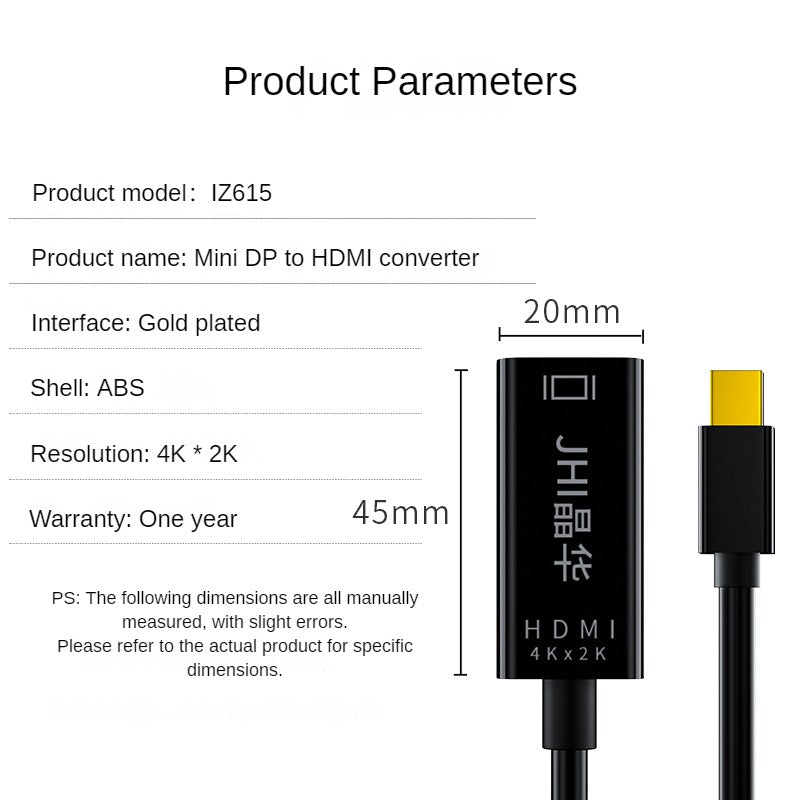 IZ615 Mini DP to HDMI