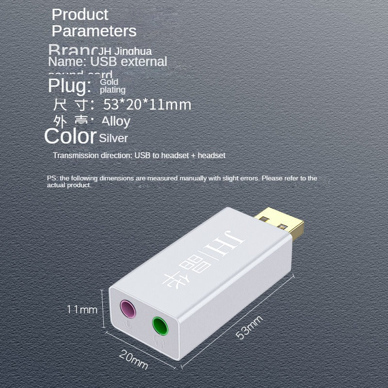 IZ177 USB to headset + microphone