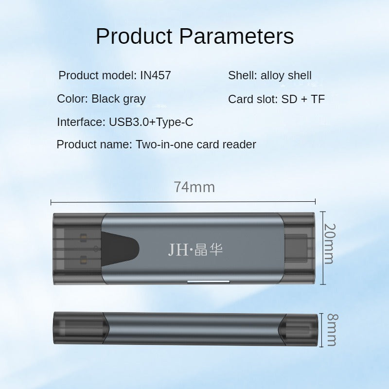 IN457 USB3.0 2-in-1 카드 리더 