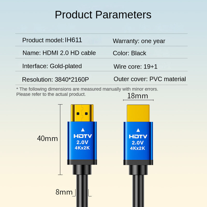 IH620 HDTV 4K High Definition Cable