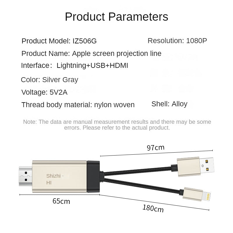 IZ506 Apple screen projection line