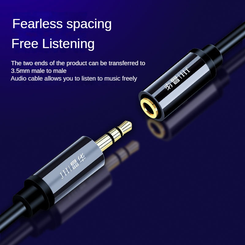 IA141 3.5mm Alloy Female-to-female Audio Extension Cable