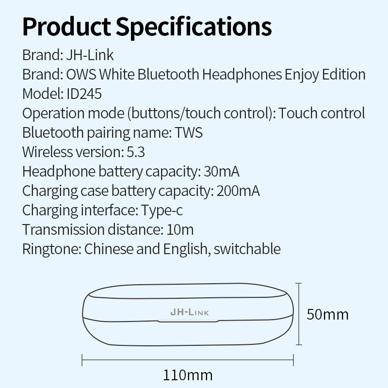 ID245 Over-Ear Bluetooth Headphones
