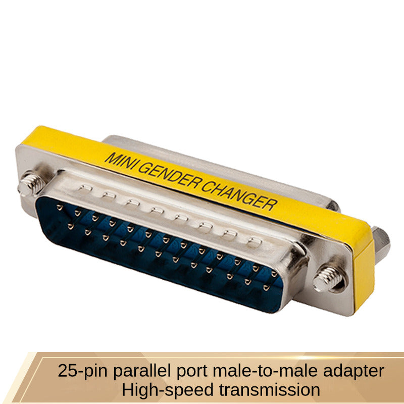 IS213 VGA parallel port two-row 25-pin to two-row 25-pin DB adapter