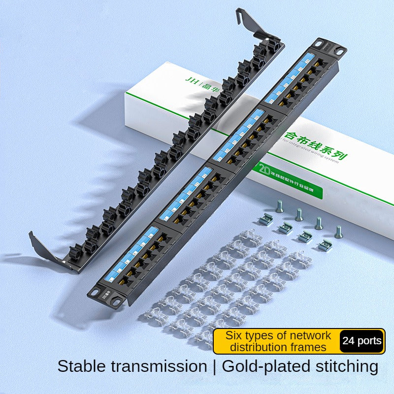 IP915 Six types of unshielded 24-port network distribution frame