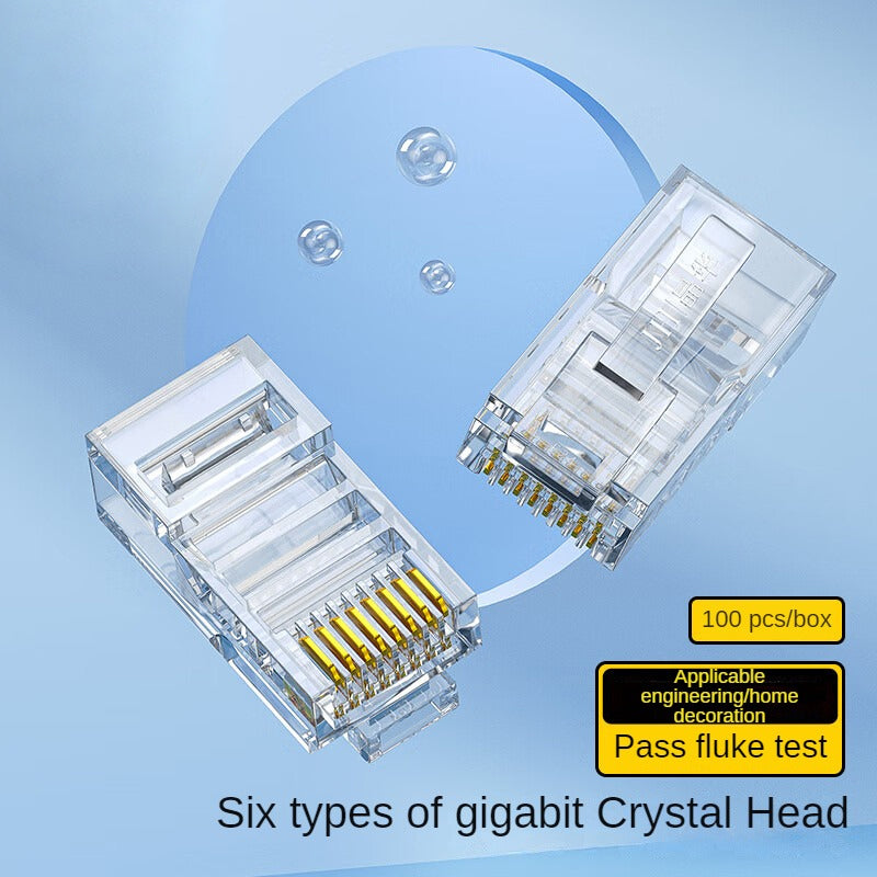 IS681 Six types of gigabit Crystal Head