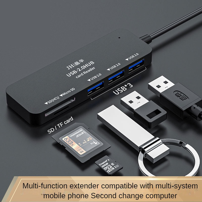 IZ300 USB 5-in-1 Expander Black