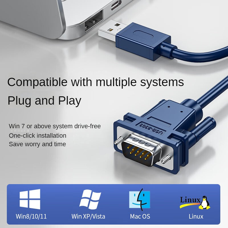 IZ163 USB to RS 232 직렬 포트 라인 