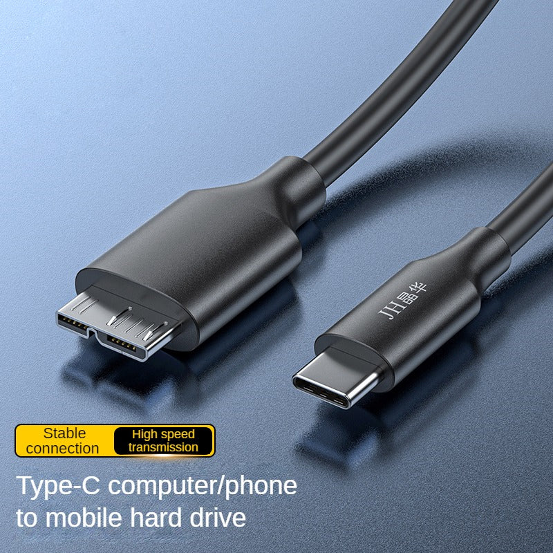 Кабель передачи данных жесткого диска IU660 Type-C - Micro USB 