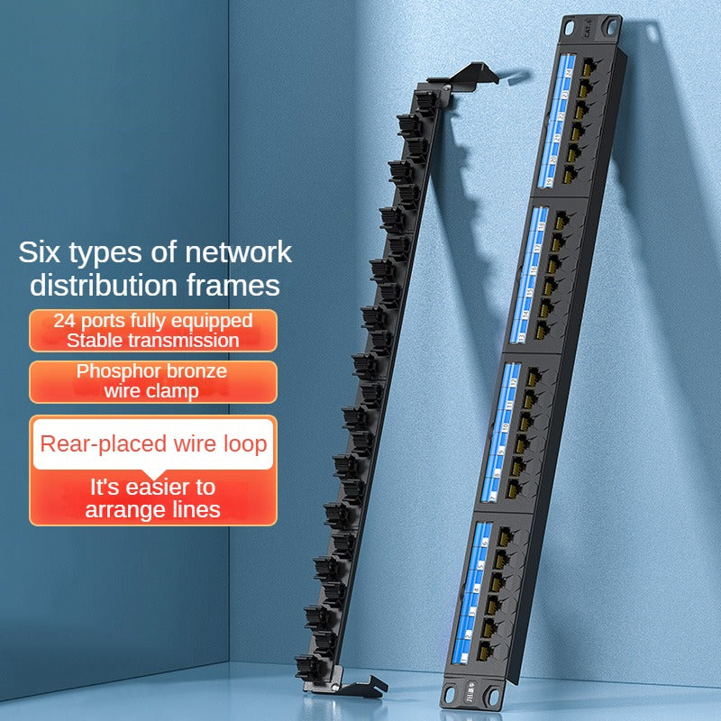 IP915 Six types of unshielded 24-port network distribution frame