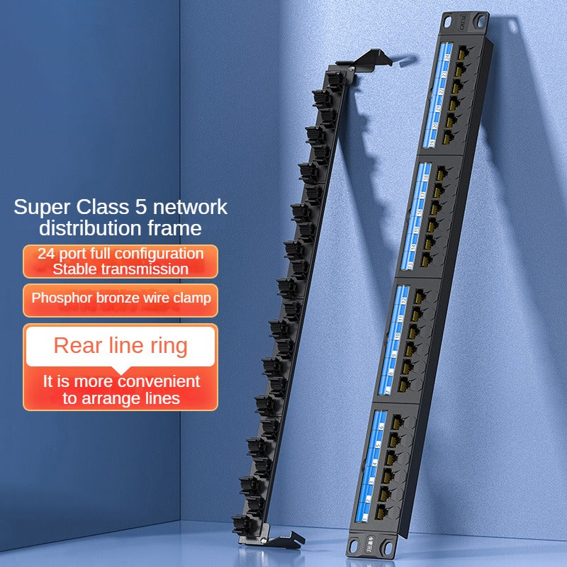 IP910 Super Class 5 24-port network distribution frame