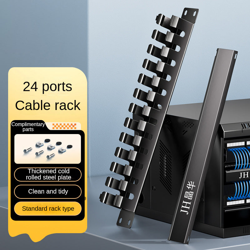 IP940 Cable rack, grade 12, 24 ports