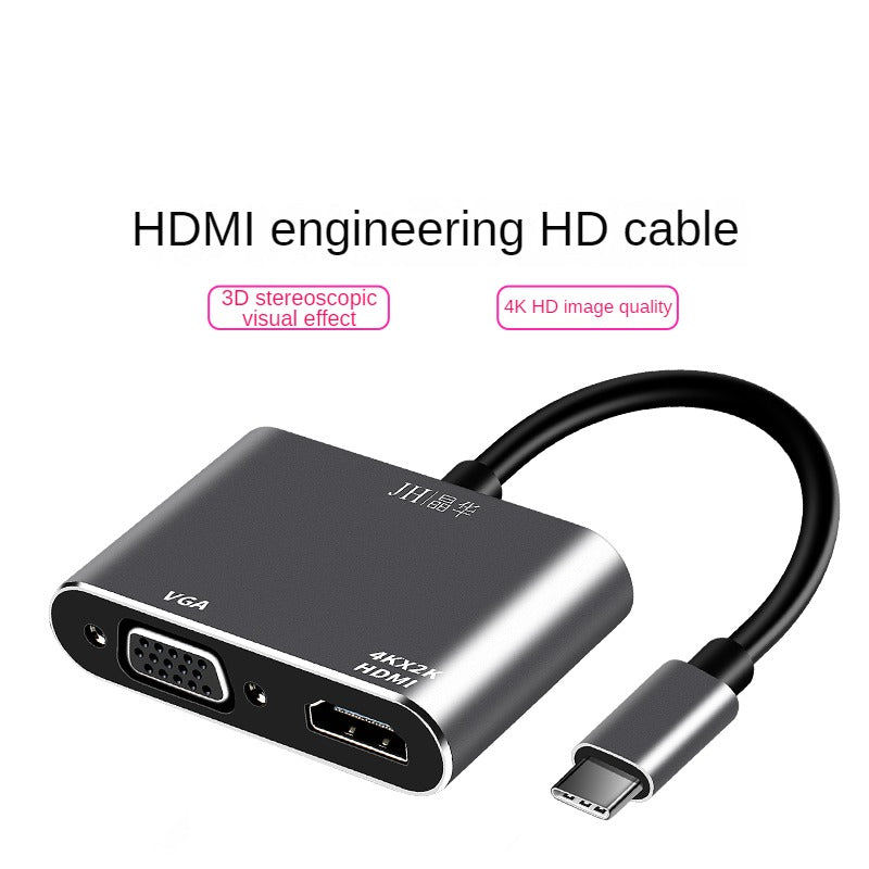 IZ321 Type-C to HDMI+VGA