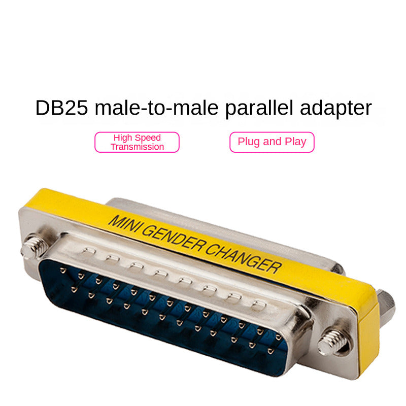 IS213 VGA parallel port two-row 25-pin to two-row 25-pin DB adapter