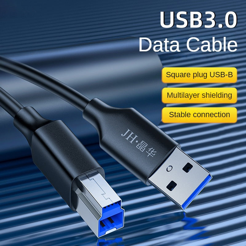 Кабель для передачи данных USB3.0 квадратный IU653 