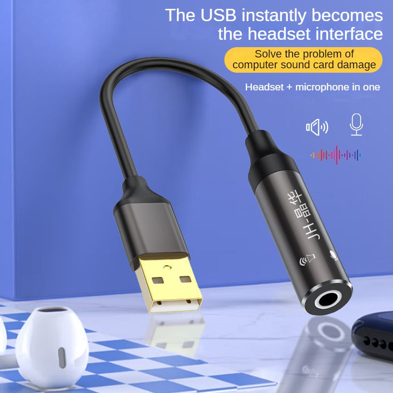 IZ175 USB headset two-in-one sound cara