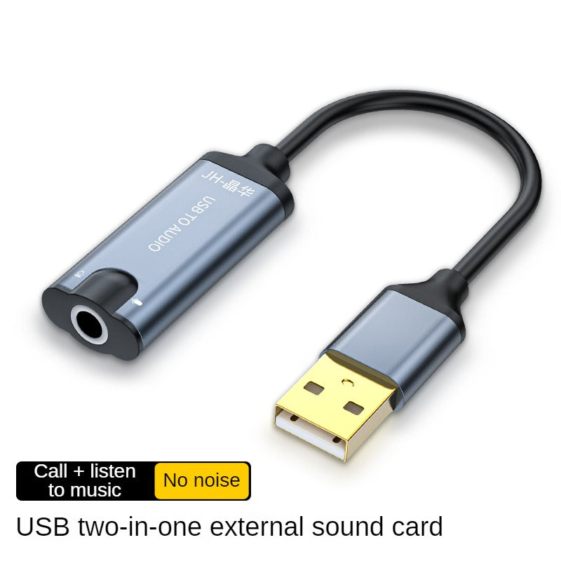 IZ176 USB two-in-one external sound cara