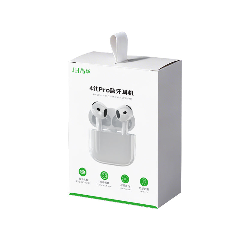 EJ-05-117 Semi-earset Upgrade 4th Generation White Bluetooth Headphones