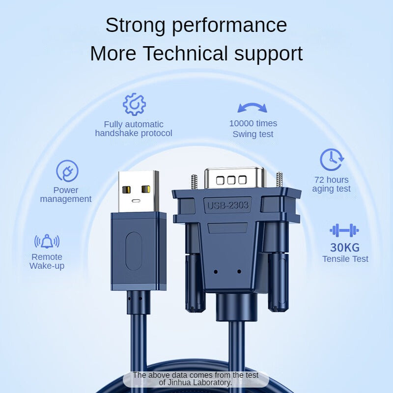 IZ163 USB to RS 232 직렬 포트 라인 