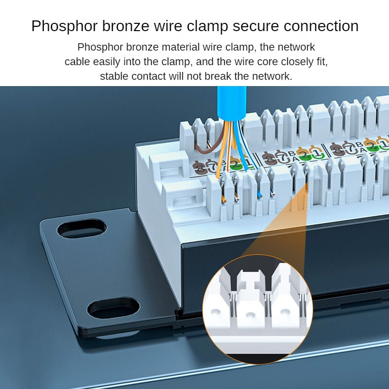 IP915 Six types of unshielded 24-port network distribution frame