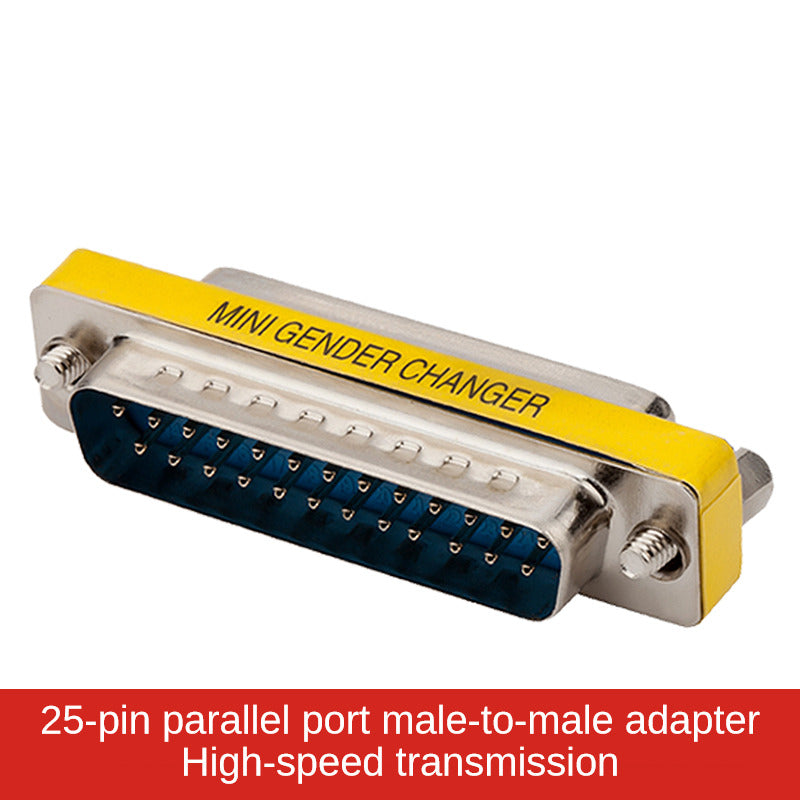 IS213 VGA parallel port two-row 25-pin to two-row 25-pin DB adapter