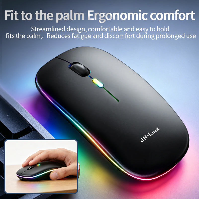 SB-03-72 Wireless Dual-Mode Bluetooth + 2.4G Mouse Rechargeable Base Station