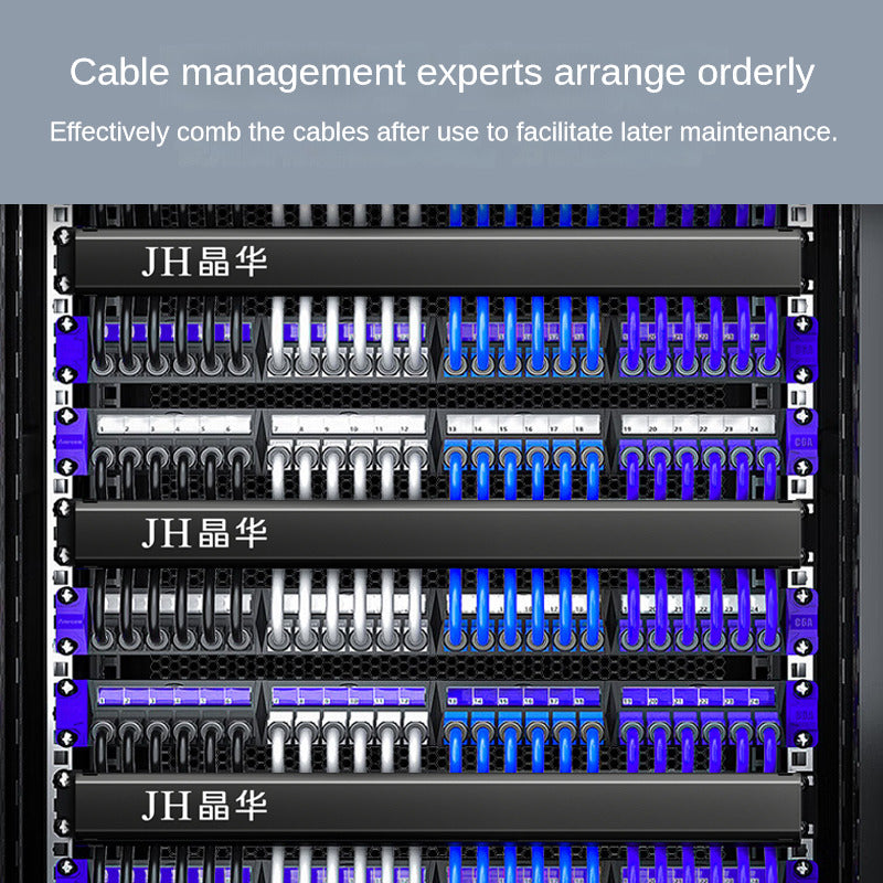 IP940 Cable rack, grade 12, 24 ports