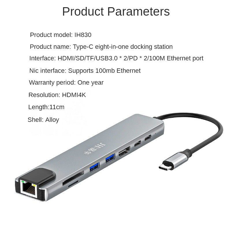 IN830 8-in-1 Docking Station (Pride Edition)