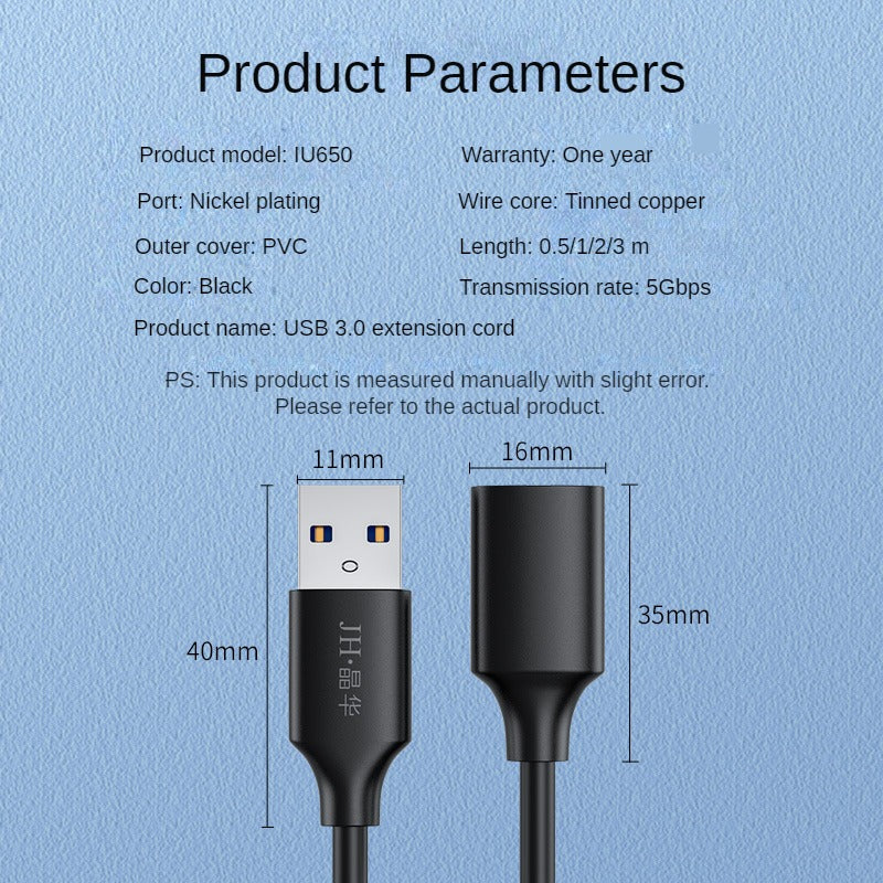 IU650 UsB3.0 High-speed extension line