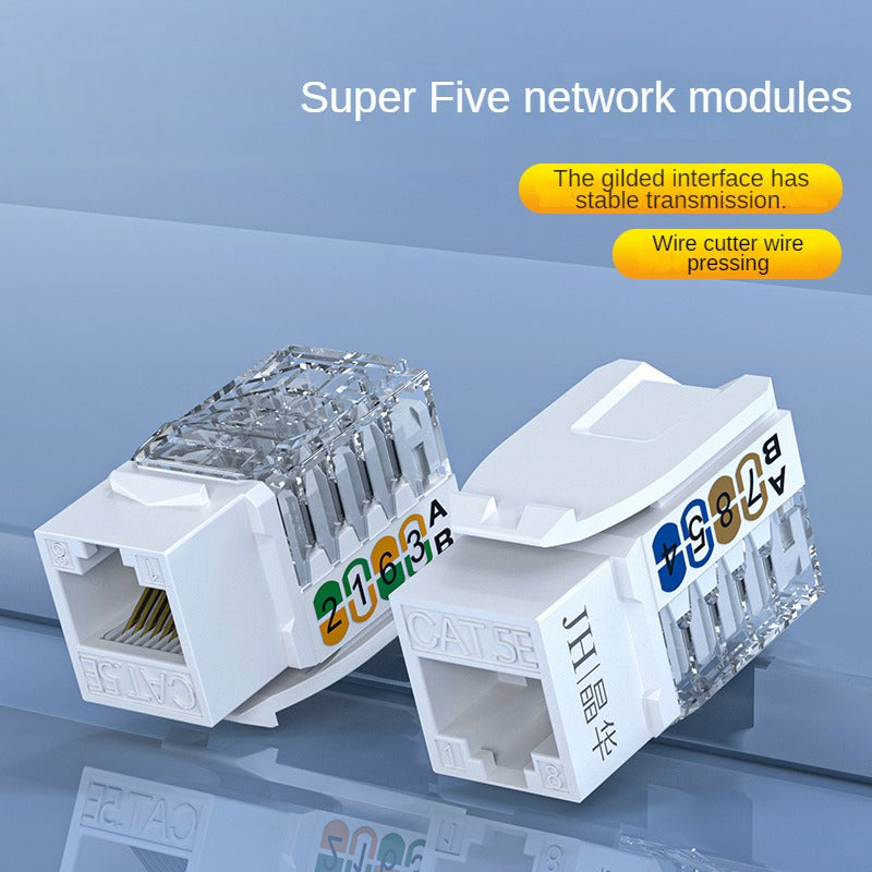 IP800Super Class 5 unshielded 90 ° cable network module