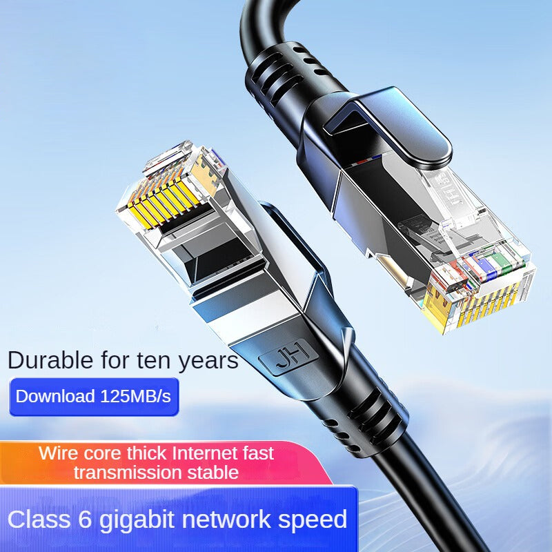 IW198 Category 6 Gigabit Black Network Cable