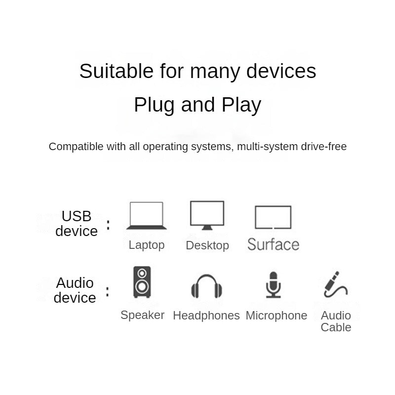 IZ166  USB to headset + microphone