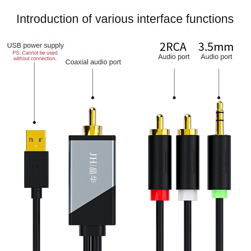 IZ235 Коаксиальный 3.5 + двойной Lotus аудио преобразователь 