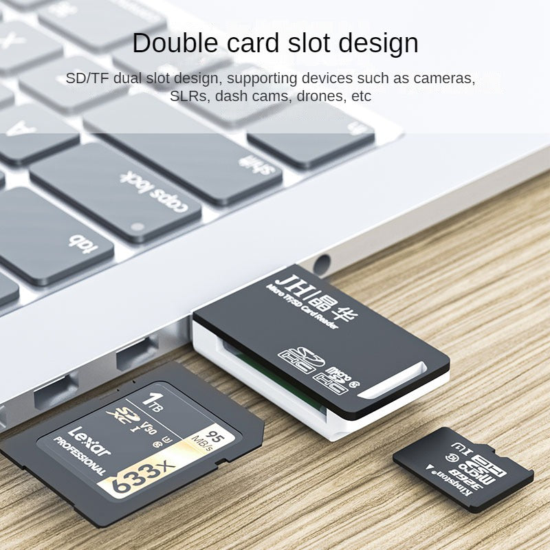 IN450 USB2.0 Card Reader Black & White